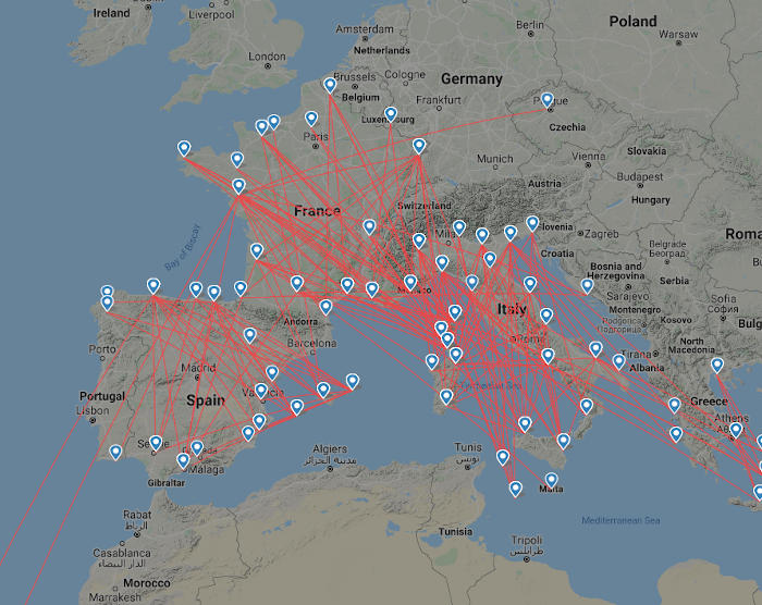 Volotea routes