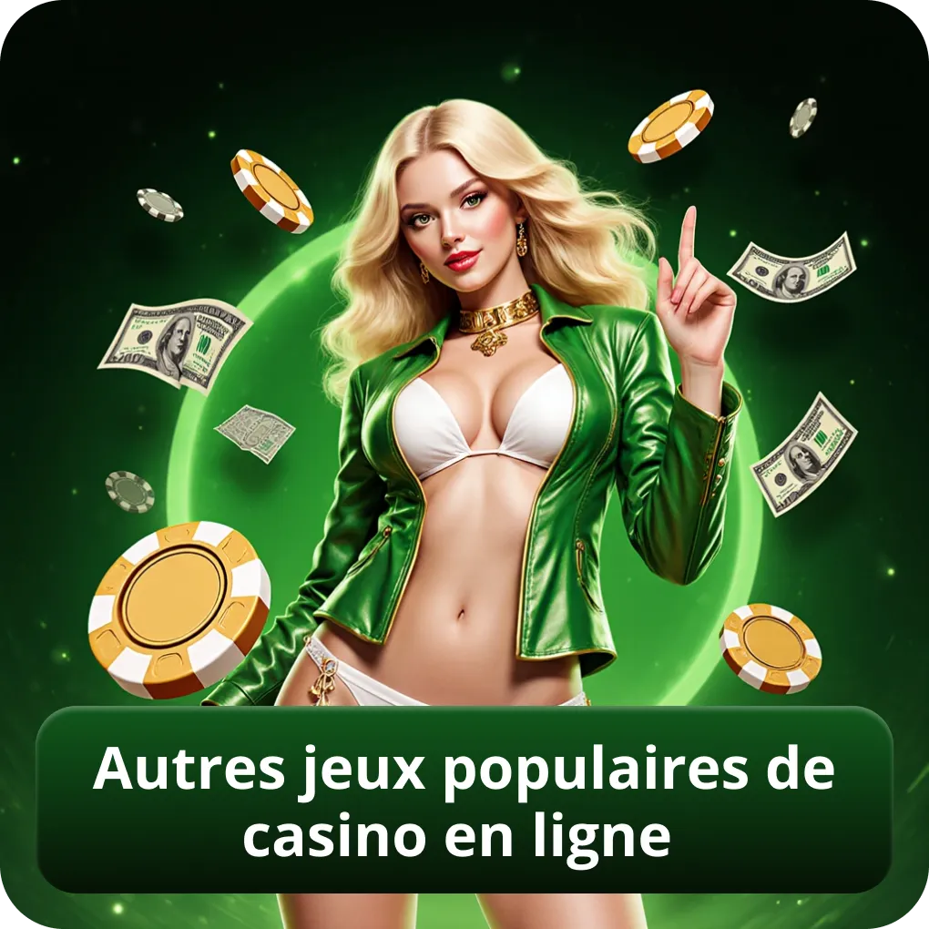 Autres jeux populaires de casino en ligne