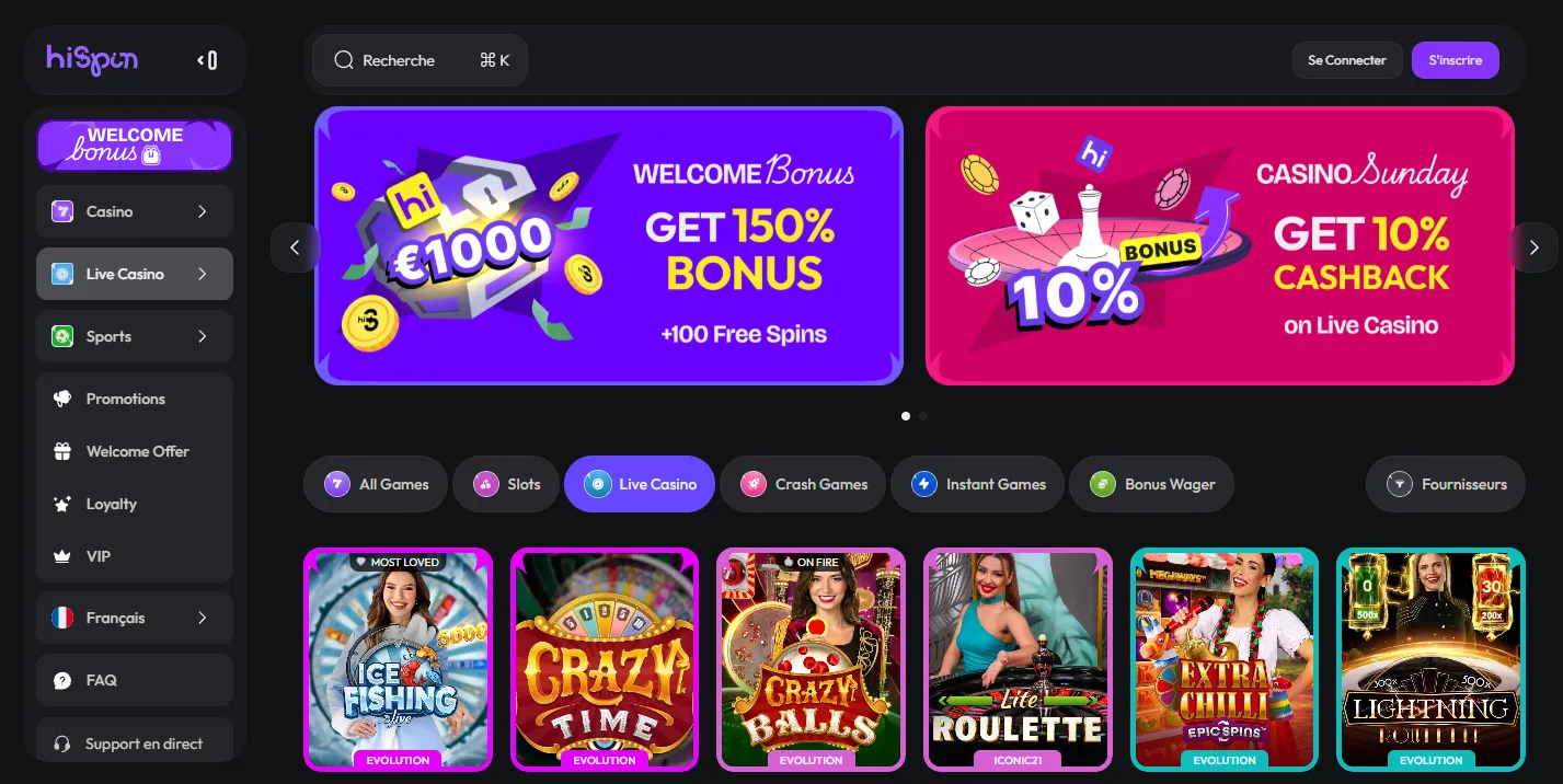 Autres jeux populaires en casino en ligne