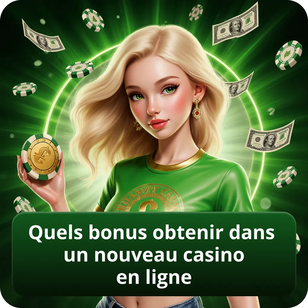 Quels bonus obtenir dans un nouveau casino en ligne